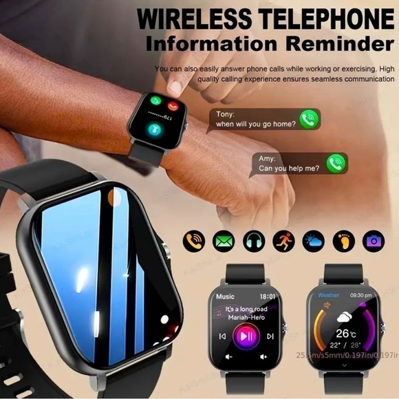 Touchscreen Smartwatch, 1.83" HD TFT Display - NIB - AWESOME! - Picture 4 of 5